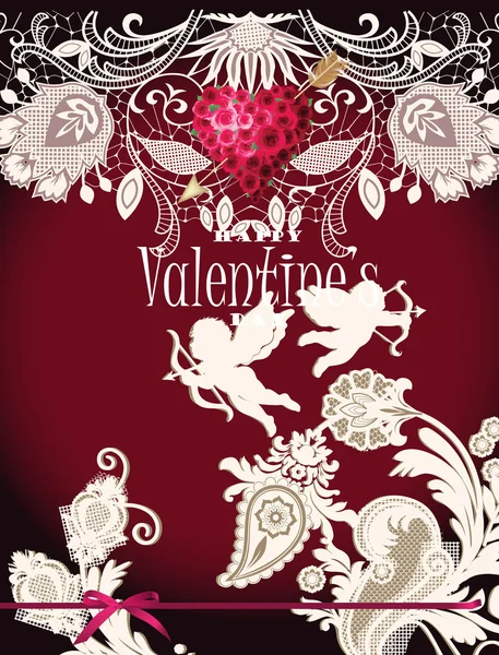 Background for Valentine's day — Stock Vector