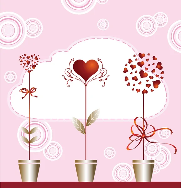 Valentine's day card. — Stock Vector