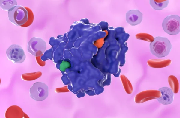 Küçük olmayan hücre akciğer kanserinde (NSCLC) KRAS G12C mutasyonu - 3d görüntüleme