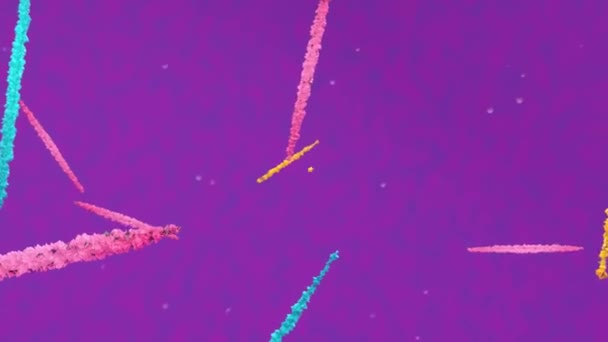 生长尿酸3D渲染动画 — 图库视频影像