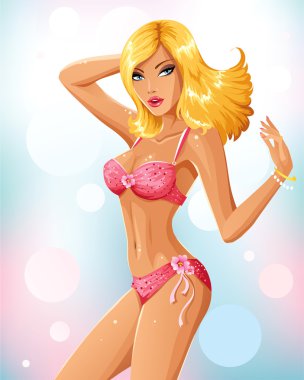 İç çamaşırı modeli.