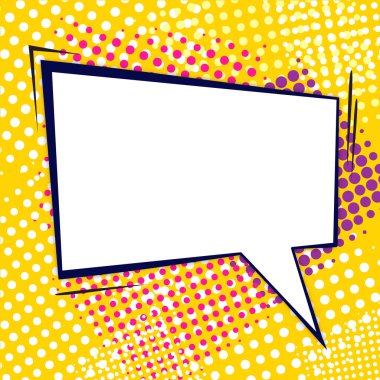 Retro komik kabarcık