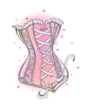 Cute corset clipart