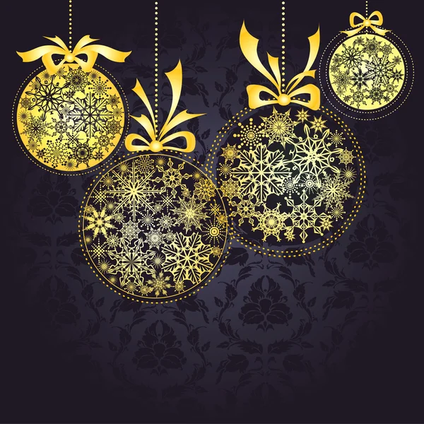Christmas decoration background — Stock Vector
