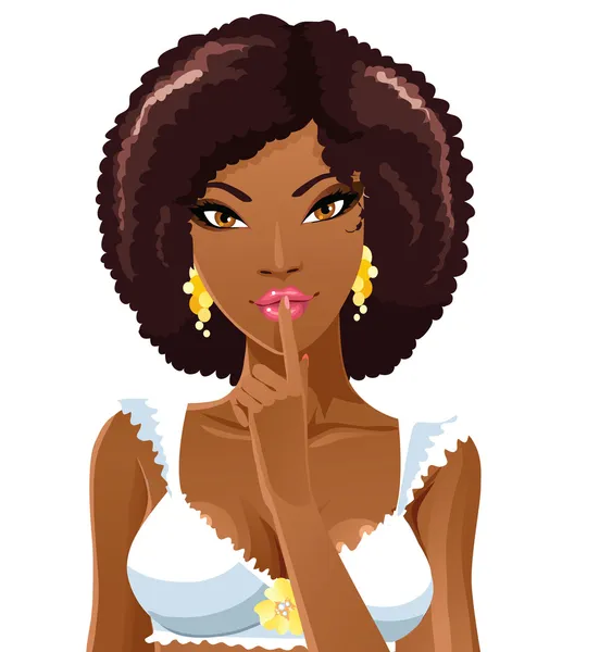 Sexy afro-américain — Image vectorielle