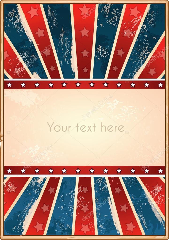 Retro American Style Background Vector Image By C Deedl Vector Stock