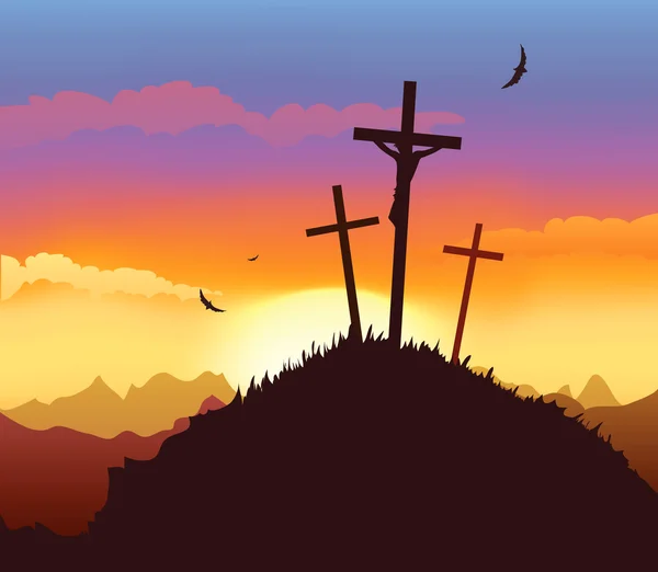 Crucifixion — Image vectorielle