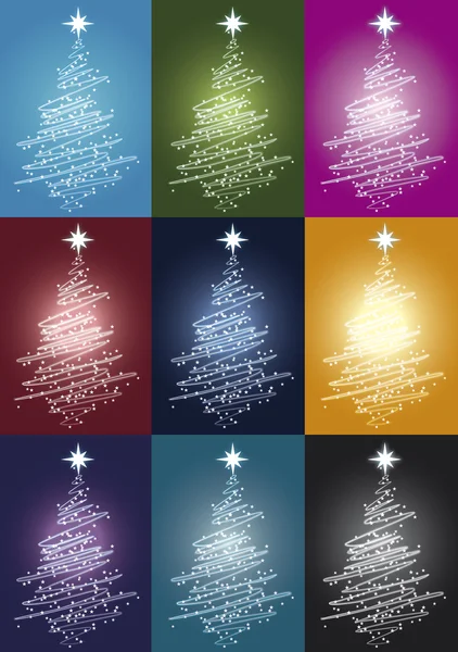 Alberi Di Natale — Stockvector