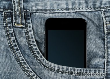 smartphone cep gri Jeans