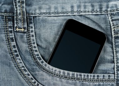 smartphone cep gri Jeans
