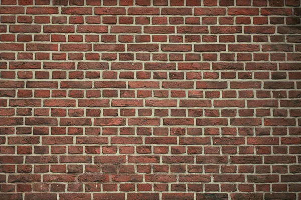 Brick Wall Background Pattern Brown Color Design Decorative Uneven Cracked — Fotografia de Stock