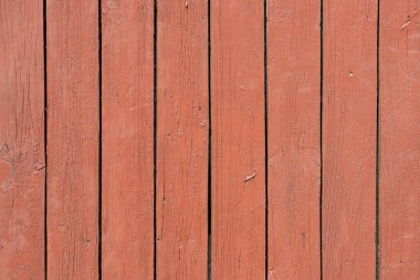 Wood background texture. Wooden surface, old boards, red-brown paint, blank retro template for advertising lettering, rough material, grungy textured background closeup