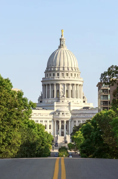 Státní capitol Wisconsin v Madisonu — Stock fotografie