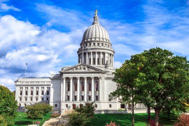 State Capitol of Wisconsin in Madison clipart