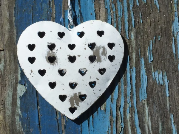 Shabby κομψό καρδιά — Φωτογραφία Αρχείου