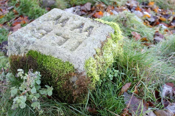 Vieux marqueur de pierre — Photo