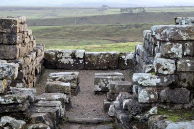 Hadrians Wall, Northumberland clipart