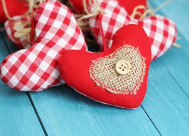 rustik Sevgililer günü kalpleri