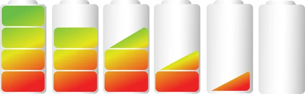 バッテリ レベル インジケーターのシンボル — ストック写真