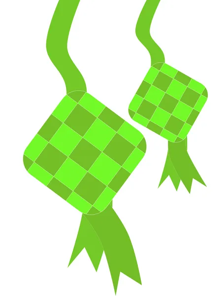 Ketupat — Vector de stock