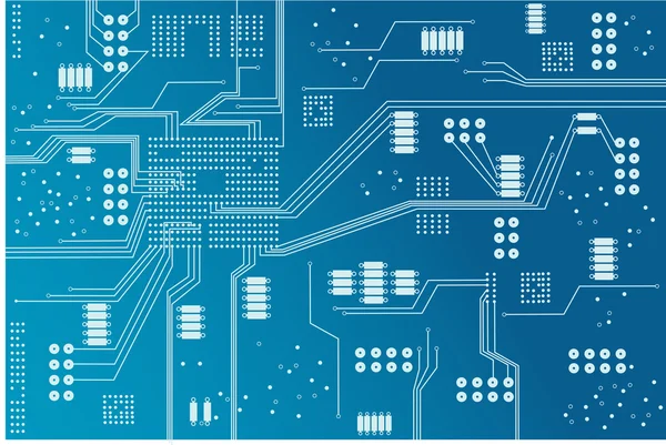 Circuito ecclectrónico — Vector de stock