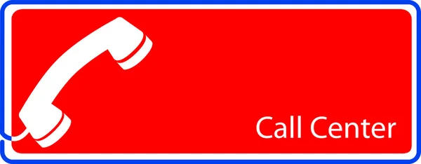 Callcenter — Vettoriale Stock