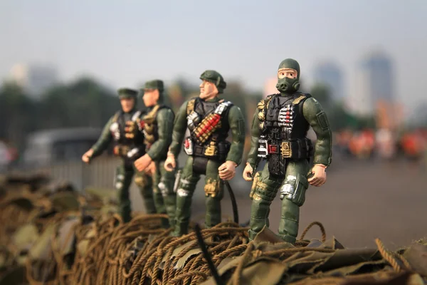 Speelgoed soldaat — Stockfoto