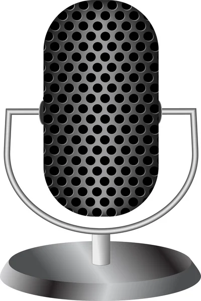Microfone clássico —  Vetores de Stock