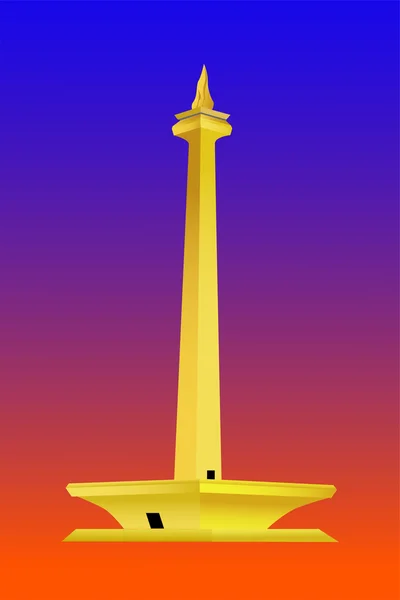Monas Stok Vektor Ilustrasi Monas Bebas Royalti Depositphotos