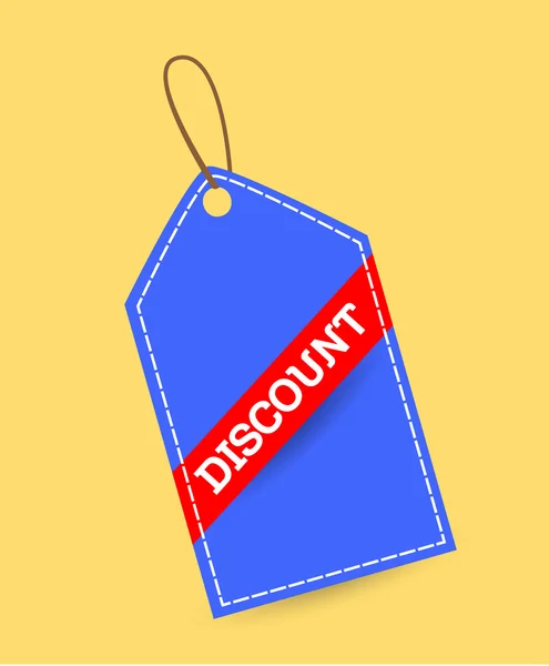 Tag Discount — Stock Vector