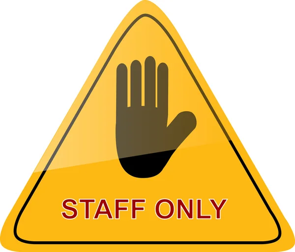 Staff Only Vector Art Stock Images Depositphotos