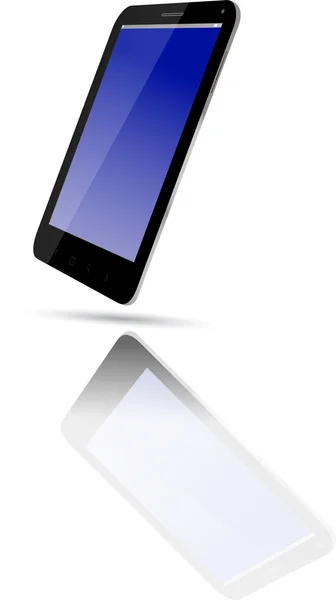 Smartphone negro — Vector de stock