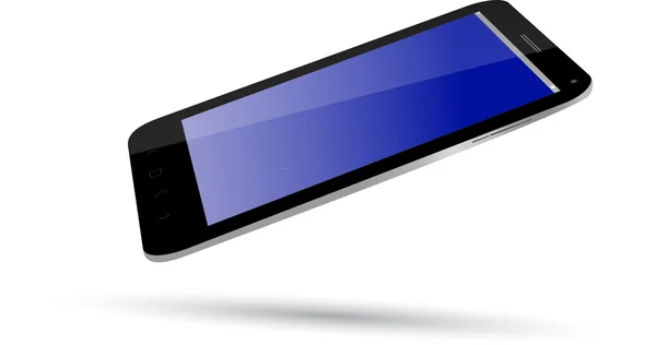 Zwarte smartphone — Stockvector