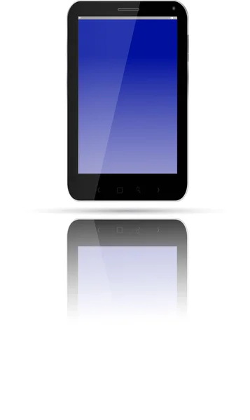 Smartphone negro — Vector de stock