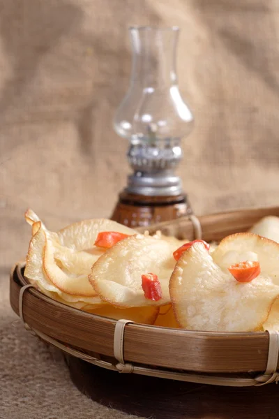 Hot Chips Cassava — Stock Photo, Image