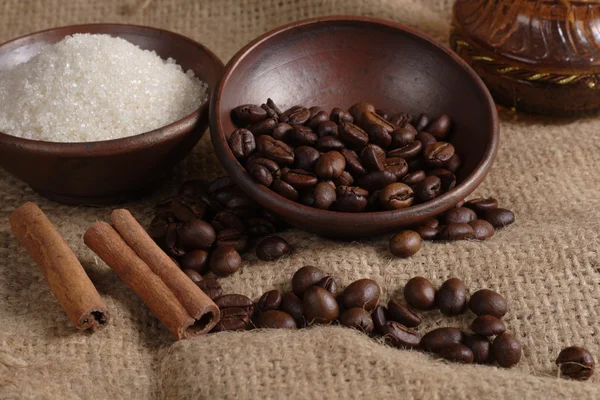 Robusta-koffiebonen — Stockfoto