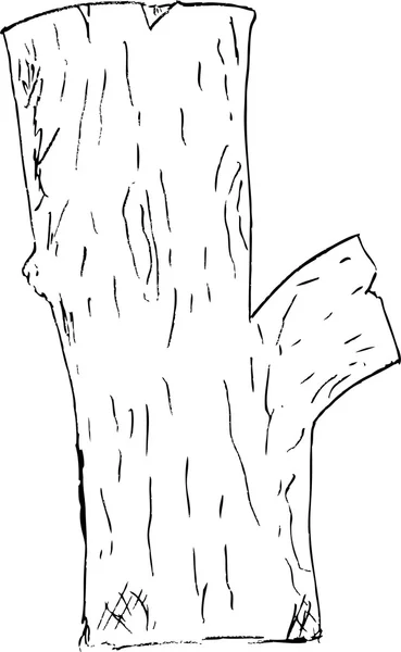 Sketchy, albero — Foto Stock