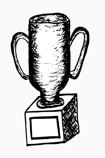 Trofeo Doodle — Foto de Stock
