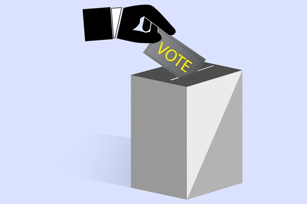 Коробка для голосования — стоковое фото