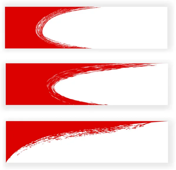 Διάνυσμα Παραλλαγή Πρότυπο Scribble Κόκκινο Κραγιόνι Λευκό Πανό Για Την — Διανυσματικό Αρχείο