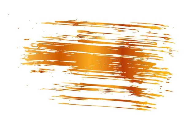 Simples Vetor Abstrato Ouro Dourado Scribble Brush —  Vetores de Stock