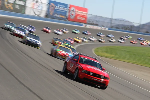 Auto Club Speedway em Fontana Imagens De Bancos De Imagens