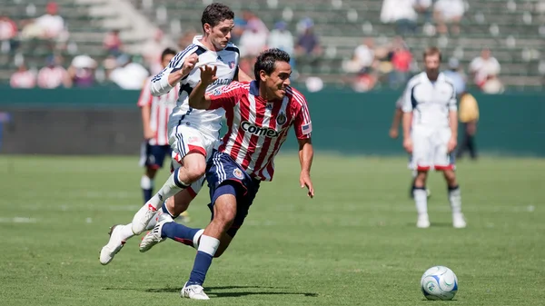 Chivas usa vs new england revolution mecz — Zdjęcie stockowe