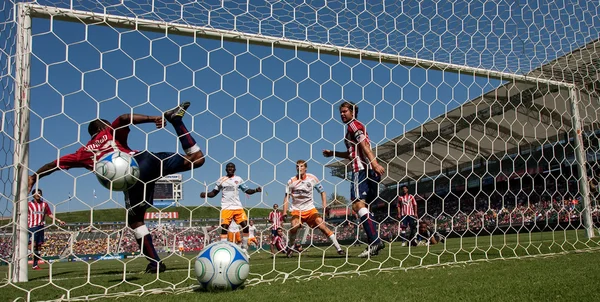 Chivas USA vs. Houston Dynamo match — Stock Photo, Image