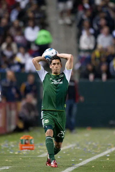 Jogo da MLS entre Portland Timbers e Los Angeles Galaxy — Fotografia de Stock