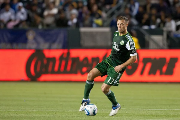 MLS game between the Portland Timbers and the Los Angeles Galaxy — Stock Photo, Image