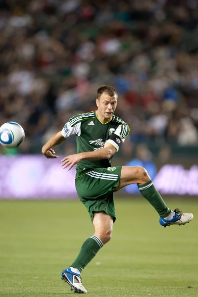 MLS game between the Portland Timbers and the Los Angeles Galaxy — Stock Photo, Image