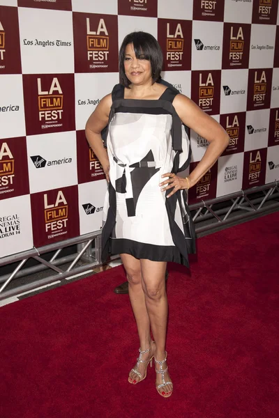 Kathryn bostic arriveert op de los angeles film festival première — Stockfoto