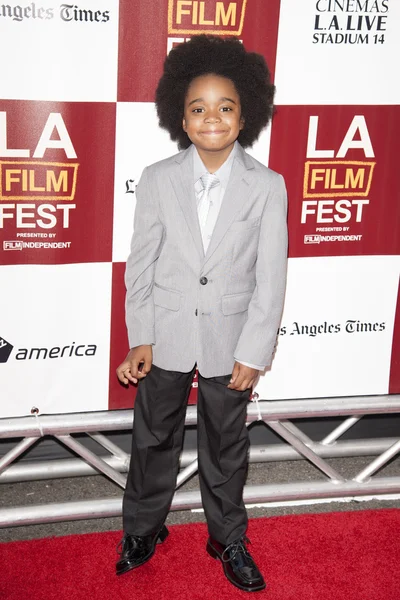 Nehemiah Sutton arrive à la première du Los Angeles Film Festival — Photo