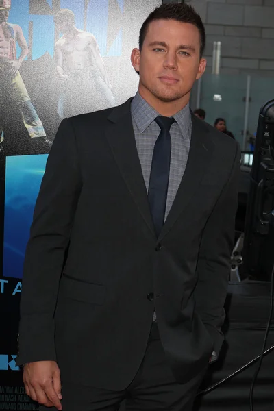 Channing Tatum llega al estreno de Warner Bros —  Fotos de Stock